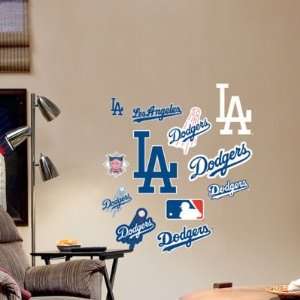  Los Angeles Dodgers Team Logo Assortment Fathead NIB 