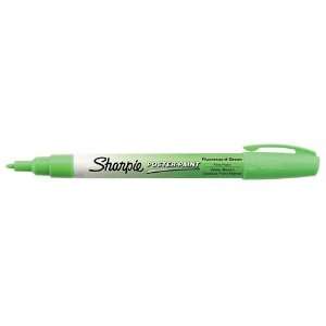 Sharpie Poster Paint Pen (Water Based)   Color Fluorescent Green 