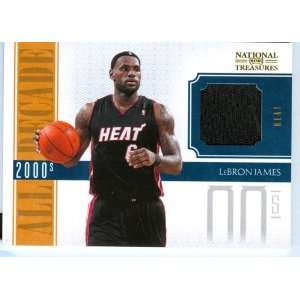  2011 Playoff National Treasures Authentic LeBron James 