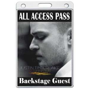    Justin Timberlake All Access Laminated Pass 