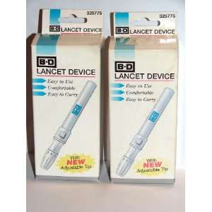  B D Lancet Device TWO PACKS #325775 Health & Personal 