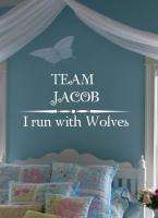 Twilight Vinyl Wall Words Quotes Decal * TEAM JACOB  