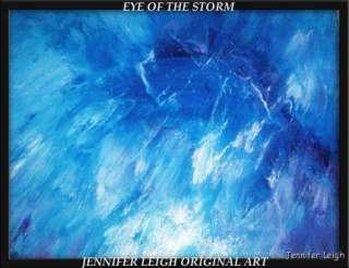 EYE OF THE STORM ORIGINAL ABSTRACT ART PAINTING JLEIGH  