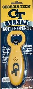 NCAA Georgia Tech Yellow Jackets Plastic Bottle Opener  
