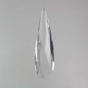 76mm 24% lead crystal Prism Tear Drop   2.99 Clear Suncatcher Feng 