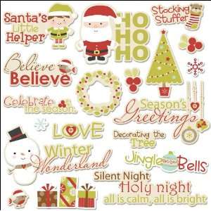  Seasons Greetings Words Santas Little Helper Die Cuts 