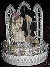 NEW LIGHTED KIM ANDERSON BRIDE & GROOM WEDDING CAKE TOP