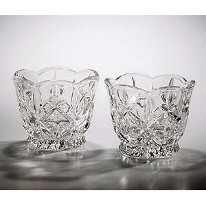  Crystal Votive Candle Holders   Shannon   2.5 inches