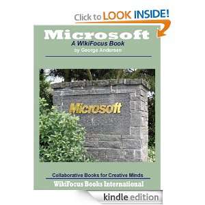 Microsoft A WikiFocus Book (WikiFocus Book Series) George Andersen 