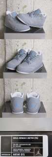 Nike Air Jordan 3 Flip Retro PS Pre School Cool Grey Blue Sz 11 new 