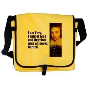  Marlowe I Am Envy Quotes Messenger Bag by  