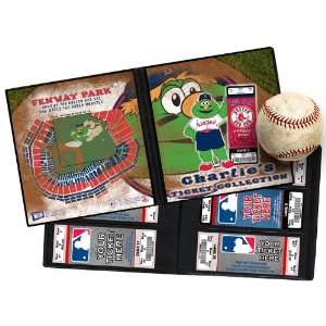   Red Sox Mascot Ticket Album   Wally The Green Monster Sports