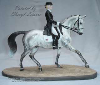   it has now been custom painted by award winning equine artist sheryl