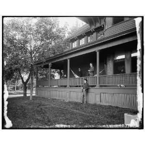 Jackson group on Dudley Walkers porch 