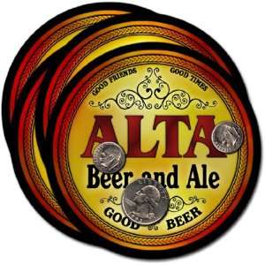  Alta, UT Beer & Ale Coasters   4pk 