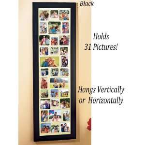  Black Wall Picture Family Photo Collage   Holds 31 pics 