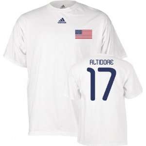  Jozy Altidore #17 United States Soccer adidas White 2010 