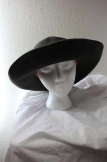 FRANK OLIVE Private Collection Women Vtg Black HAT  