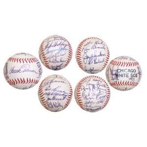  1971 Chicago White Sox Autographed Team Baseball Sports 