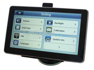 Car GPS Navigation Touch Screen Bluetooth av in 4gb with free Maps 