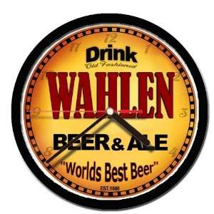  WAHLEN beer and ale cerveza wall clock 