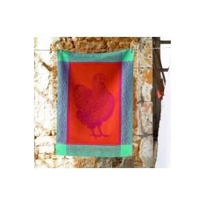  Yves Delorme Chicken Hen Tea Towel 23x31