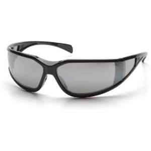 Pyramex Exeter Safety Glasses   Silver Mirror Anti Fog Lens, Glossy 