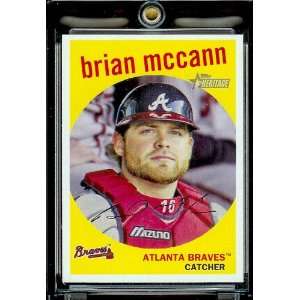 2008 Topps Heritage # 425 Brian McCann / Atlanta Braves / MLB Baseball 
