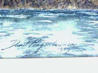   Original Signed Watercolor Painting Waterfowl Mallard Ducks  