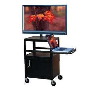 VTI FPCAB4226E TV Cart with Storage Cabinet for up to 32 Flat Panel 