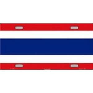 Thailand Flag License Plates FLAT Automotive License Plates Plate Tag 