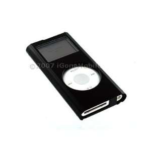  Apple iPod Nano II Metal Case   Jet Black+Car+Extra Wall 