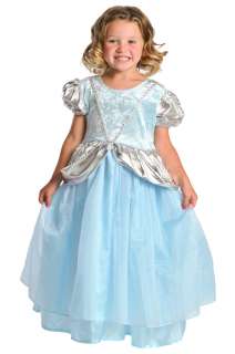 NWT Deluxe Cinderella Princess Dress Up Costume M 3,4,5  