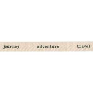   .375 .5 X 25 Yards Journey Adventure Travel Arts, Crafts & Sewing