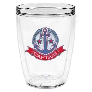 Ship Captain 16 oz Insulated Beverage Tumbler, Clear  