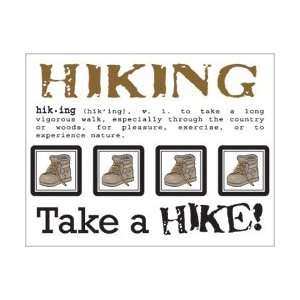  Say It With Stickers Mini Hiking Sticker Sheet Arts 