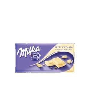 Milka White Chocolate   Cioccolato Bianco   80 gr (Pack of 14)  