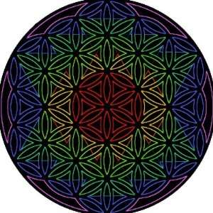  Flower of Life Round Sticker Arts, Crafts & Sewing