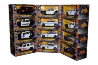 LOT OF 12 PCS FORD + POLICE CAR CHEVY + DODGE 1/32 NEW  