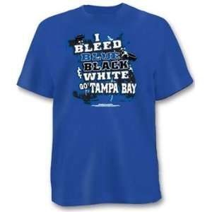  T1TBL Tampa Bay I Bleed Blue T Shirt A T1.
