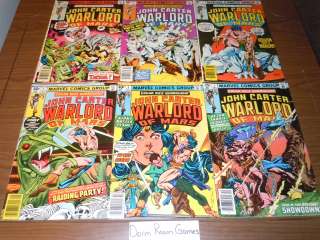 Lot of 18 John Carter Warlord of Mars Comics RUN #1 +  