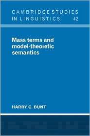   Semantics, (0521105919), Harry C. Bunt, Textbooks   