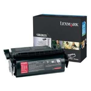  Lexmark 1382625 Black Laser Toner Cartridge, Works for 