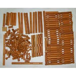  74 Piece Assorted Lincoln Logs Toys & Games