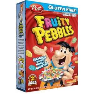  Pebbles Post Fruity Cereal, 34 oz Boxes, 2 ct (Quantity of 