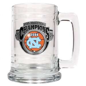 North Carolina Tar Heels 2008 NCAA Basketball National Champions Glass 