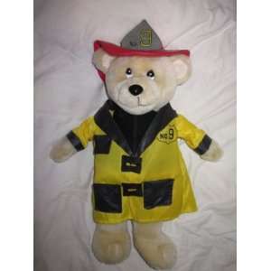    Peek a Boo Toys Fireman No 9 16 Plush Bear 