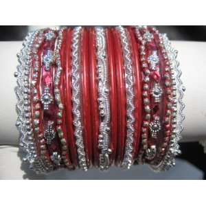 Indian Bangles for Kids Chandni Red