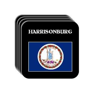  US State Flag   HARRISONBURG, Virginia (VA) Set of 4 Mini 