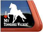  walker tennessee walking horse trailer window sticker decal one day 